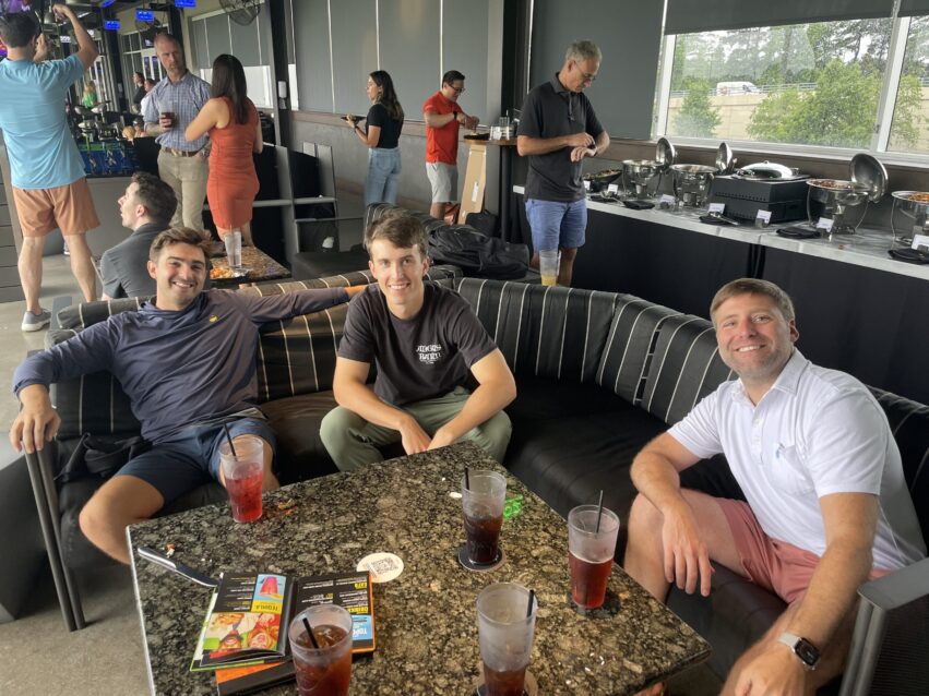 Croatan team at Top Golf